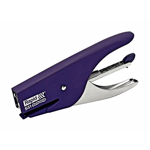 Rapid 10538741 Heftzange S51Soft Grip, Metall, 12 Blatt, violett Rapid 10538741 Heftzange S51Soft Grip, Metall, 12 Blatt, violett von Rapid