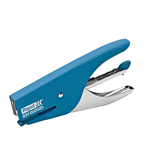 Rapid 10538742 Heftzange S51Soft Grip, Metall, 12 Blatt, blau Rapid 10538742 Heftzange S51Soft Grip, Metall, 12 Blatt, blau von Rapid