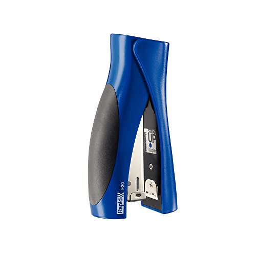 Rapid 20679831 StandUP Heftgerät Ultimate NXT Titanium, Kunststoff, 20 Blatt, blau von Rapid