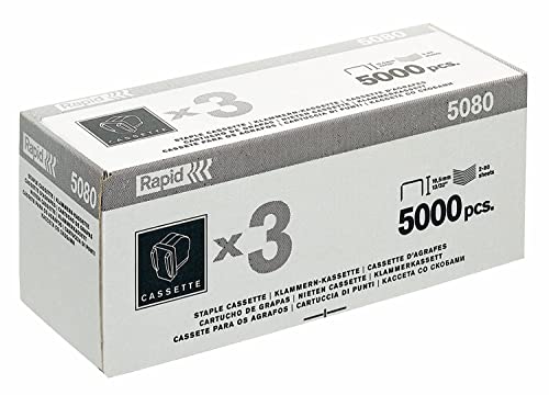 Rapid 20993701 Heftklammer-Kassette 5080, für elektrisches Heftgerät 5080e, 3x5000 Stück Rapid 20993701 Heftklammer-Kassette 5080, für elektrisches Heftgerät 5080e, 3x5000 Stück von Rapid