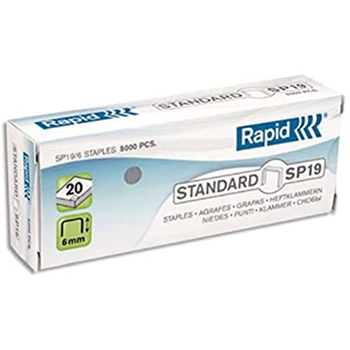 Rapid 24873800 Heftklammern SP 19/6, verzinkt von Rapid