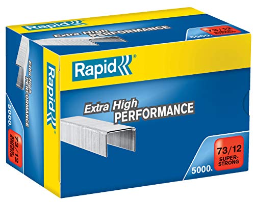 Rapid 24890800 Heftklammern 73/12mm Super Strong, verzinkt, 5.000 Stück von Rapid