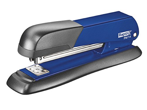 Rapid 5000280 Heftgerät (25 Blatt, Robuste Vollmetallkonstruktion, Großes Klammermagazin, FM14) blau von Rapid