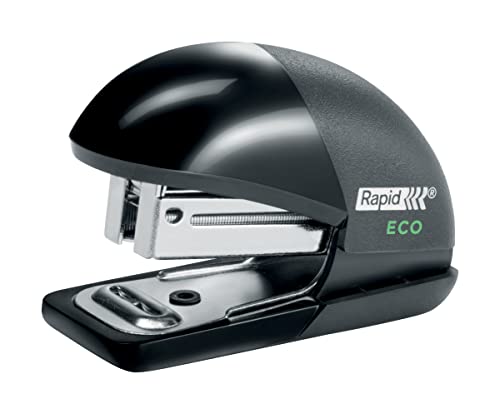 Rapid ECO Mini-Tacker, kleines Heftgerät aus recyceltem Kunststoff, in Reisegröße, für zu Hause, Büro oder Schule, Teil der ECO-Reihe, schwarz, 24846201 Rapid ECO Mini-Tacker, kleines Heftgerät aus recyceltem Kunststoff, in Reisegröße, für zu Hause, Büro oder Schule, Teil der ECO-Reihe, schwarz, 24846201 von Rapid