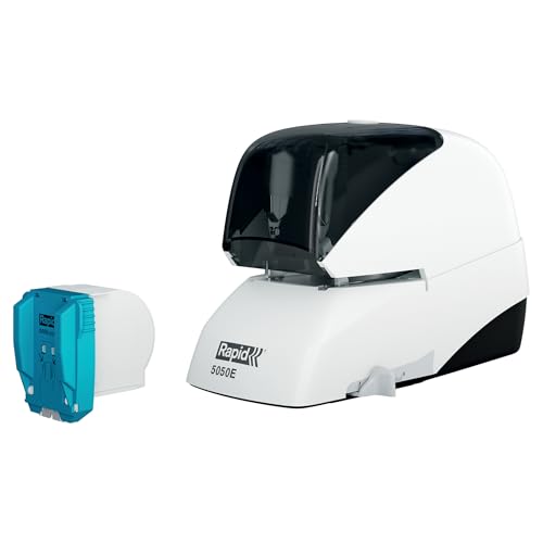 Rapid Elektroheftgerät 5050e kontaktlos - 50 Blatt Kapazität, patentierte Kassettentechnologie, inklusive 5000 Heftklammern, 20993212 Rapid Elektroheftgerät 5050e kontaktlos - 50 Blatt Kapazität, patentierte Kassettentechnologie, inklusive 5000 Heftklammern, 20993212 von Rapid