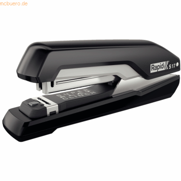 Rapid Heftgerät Supreme S17 Metall 30 Blatt schwarz/grau von Rapid