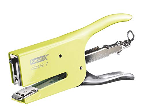 Rapid Heftzange K1, Retro, klassisch, 26, 26, 6 und 8 Heftklammern, Mellow Yellow Rapid Heftzange K1, Retro, klassisch, 26, 26, 6 und 8 Heftklammern, Mellow Yellow von Rapid