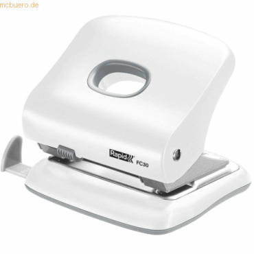 Rapid Locher FC30 mit Anschlagschiene weiß von Rapid