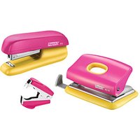 Rapid Locher und Heftgeräte Set Mini pink/gelb Rapid Locher und Heftgeräte Set Mini pink/gelb von Rapid