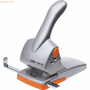 Rapid Registraturlocher HDC 65 6,5mm silber/orange Rapid Registraturlocher HDC 65 6,5mm silber/orange von Rapid