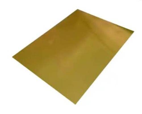 100 x DIN A4 Klebefolie gold glänzend - Druckerfolie, klebend, zum Bedrucken, Wetterfest, Wasserfest für Laserdrucker, Outdoor von Rapima