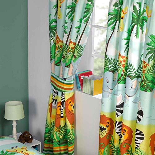 Jungle-Tastic Vorhänge, gefüttert Jungle-Tastic Vorhänge, gefüttert von Rapport