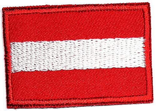 Kleine Mini-Flagge, 3,1 x 4,3 cm, Österreich-Flagge, Emblem, Uniform, Militär, taktisch, bestickt, zum Aufnähen oder Aufbügeln, für T-Shirt, Jacken, Kappen, Taschen, Westen, Kostüm, Gruppe, Motorrad, Kleine Mini-Flagge, 3,1 x 4,3 cm, Österreich-Flagge, Emblem, Uniform, Militär, taktisch, bestickt, zum Aufnähen oder Aufbügeln, für T-Shirt, Jacken, Kappen, Taschen, Westen, Kostüm, Gruppe, Motorrad, von Rareeasy Country Flag Patch