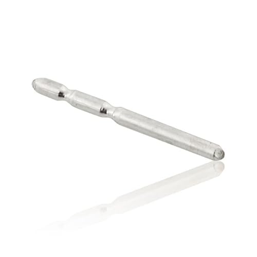 925er Sterlingsilber, 0,9 mm x 9 mm, einzelne Kerbe, eleganter Stecker zur Schmuckherstellung, verkauft in Packungen (20 Stück), Schmuckteile für hängende Ohrstecker, Piercings, Schmuckstücke von Rashbel
