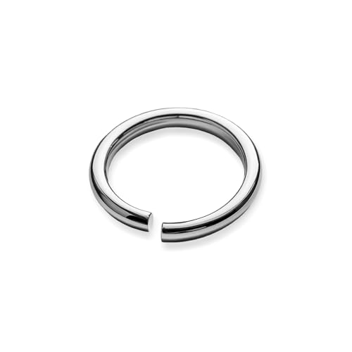 Biegeringe aus 925er Sterlingsilber, 0,8 x 2 mm, Biegeringe für Schmuckherstellung, Schmuckherstellung, handgefertigter Schmuck, 20 Stück von Rashbel