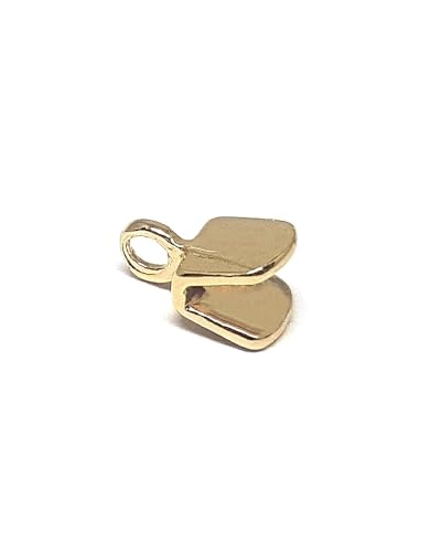 Endkappen mit 14 Karat Gelbgold vergoldet, 5 mm, 10 Stück, Endkappen für Schmuckherstellung, Bastelbedarf, DIY Handwerk Endkappen mit 14 Karat Gelbgold vergoldet, 5 mm, 10 Stück, Endkappen für Schmuckherstellung, Bastelbedarf, DIY Handwerk von Rashbel