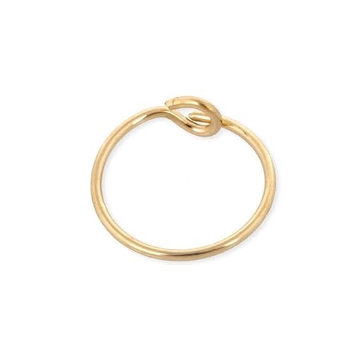 Gold gefüllte Creolen, 10 mm Draht (5 Paar), Ohrring-Fundstücke für Schmuckherstellung, Schmuckherstellung, 10 Stück von Rashbel