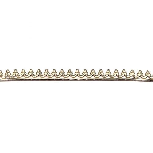 Goldgefüllter Galeriestreifen, 91 cm, Drähte für Schmuckherstellung, Bastelbedarf, handgefertigter Schmuck Goldgefüllter Galeriestreifen, 91 cm, Drähte für Schmuckherstellung, Bastelbedarf, handgefertigter Schmuck von Rashbel