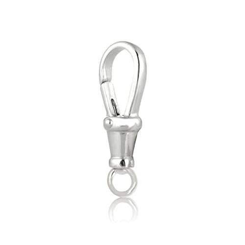 Karabinerverschlüsse aus 925er-Sterlingsilber, drehbar, 13 mm, Verschlüsse für Schmuckherstellung, Bastelbedarf, handgefertigter Schmuck Karabinerverschlüsse aus 925er-Sterlingsilber, drehbar, 13 mm, Verschlüsse für Schmuckherstellung, Bastelbedarf, handgefertigter Schmuck von Rashbel