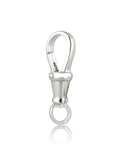 Karabinerverschluss aus 925er-Sterlingsilber, drehbar, 17 mm, 3 Stück, für Schmuckherstellung, Bastelbedarf, handgefertigten Schmuck Karabinerverschluss aus 925er-Sterlingsilber, drehbar, 17 mm, 3 Stück, für Schmuckherstellung, Bastelbedarf, handgefertigten Schmuck von Rashbel