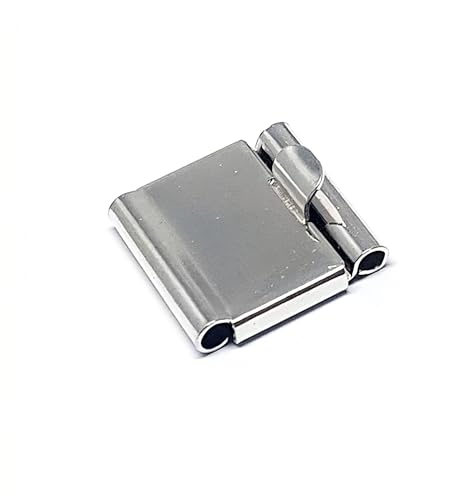 Kastenverschluss aus 925er-Sterlingsilber, 16 x 16 mm, Verschluss für Schmuckherstellung, Schmuckherstellung, handgefertigter Schmuck von Rashbel