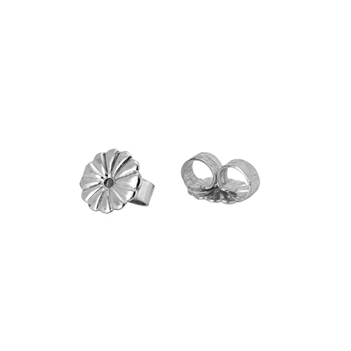 Ohrmuttern aus 925er-Sterlingsilber, 6 mm, für 0,8 mm Pfosten, verkauft in 20 Packungen (10 Paar), Reibungs-Ohrmuttern für Schmuckherstellung oder Ohrstecker von Rashbel