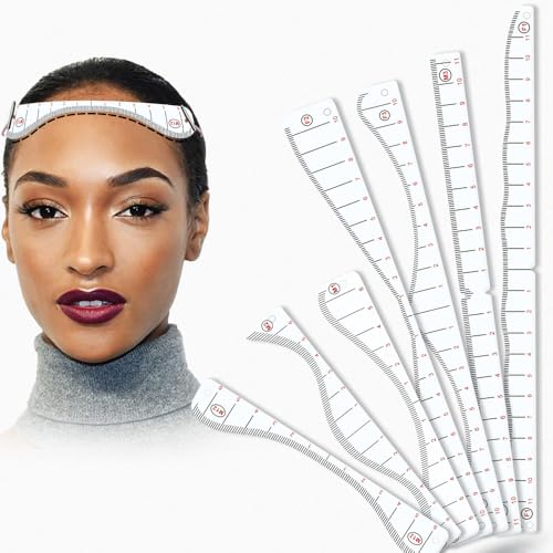 Rasmet Skalp Haaransatz Zeichnen Lineal Schablone - Mehrere Stile für Männer & Frauen Haaransatz Design - Präzisionswerkzeug für SMP & Permanent Make-up Künstler (1 Packung) Rasmet Skalp Haaransatz Zeichnen Lineal Schablone - Mehrere Stile für Männer & Frauen Haaransatz Design - Präzisionswerkzeug für SMP & Permanent Make-up Künstler (1 Packung) von Rasmet