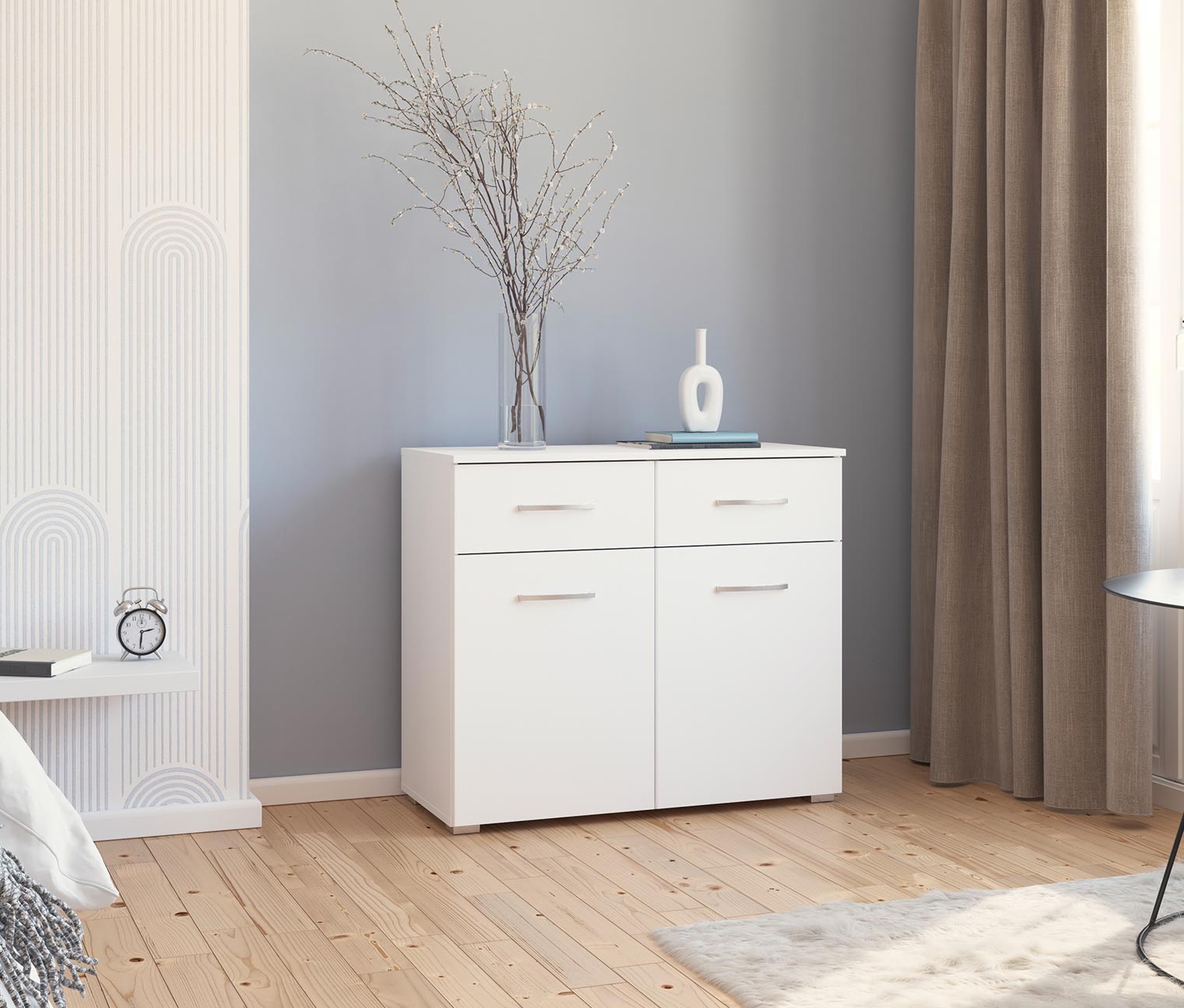 rauch Kommode »Aditio« - 93x42x81cm - weiß - Holz / Holz rauch Kommode »Aditio« - 93x42x81cm - weiß - Holz / Holz von Rauch