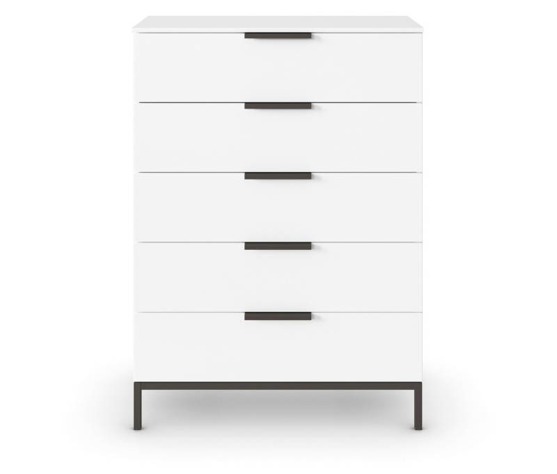 rauch Kommode »Flipp« mit Fußgestell - 80x42x111cm - weiß - Holz / Holz von Rauch