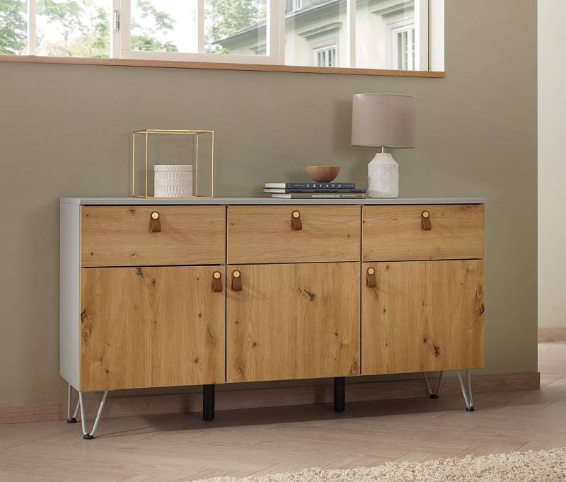 rauch Kommode »Homey« - 140x42x73cm - braun - Holz / Holz / Eichenholz von Rauch