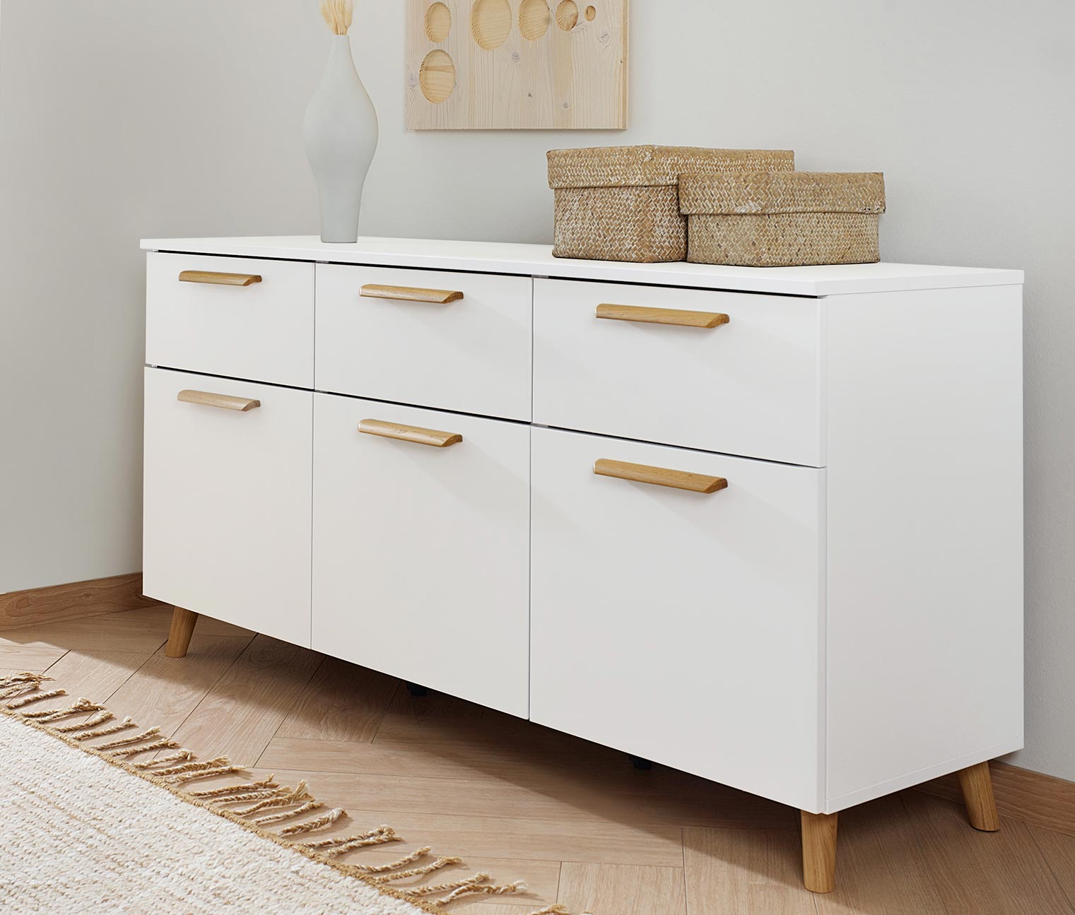 rauch Kommode »Skandi« - 140x42x73cm - braun - Holz rauch Kommode »Skandi« - 140x42x73cm - braun - Holz von Rauch