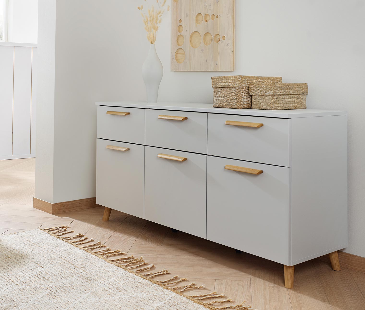 rauch Kommode »Skandi« - 140x42x73cm - braun - Holz rauch Kommode »Skandi« - 140x42x73cm - braun - Holz von Rauch