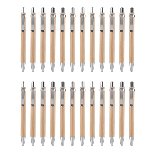 Raucilpy 24 StüCk Bambus Einziehbar Druckkugelschreiber Stift Schwarze Tinte 1 Mm BüRo Artikel Kugelschreiber Bambus Kugelschreiber Stift Kugelschreiber Stift Raucilpy 24 StüCk Bambus Einziehbar Druckkugelschreiber Stift Schwarze Tinte 1 Mm BüRo Artikel Kugelschreiber Bambus Kugelschreiber Stift Kugelschreiber Stift von Raucilpy