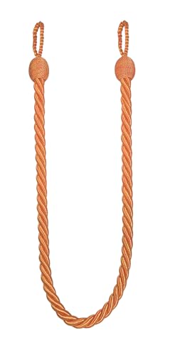 Raum² Raffhalter, Gedrehte Kordel, 80 cm lang (Gelb orange) von Raum²