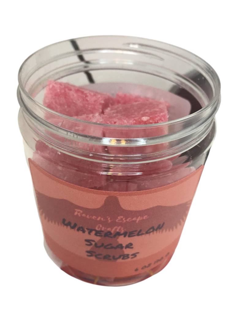 Feste Zuckerpeeling-Würfel Mit Dem Duft Von Wassermelone, Peeling-Zuckerpeeling, Rosa Zuckerpeeling, Körperpeeling, Zuckerwürfel Für Das Bad von RavensEscape