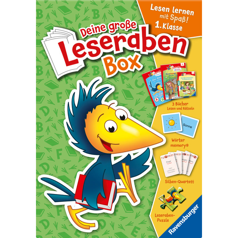 Deine Große Leseraben-Box - Lesen Lernen Mit Spaß 1. Klasse (Leserabe 1. Klasse), Gebunden von Ravensburger Verlag