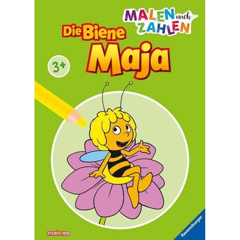 Die Biene Maja: Malen Nach Zahlen Ab 3, Kartoniert (TB) von Ravensburger Verlag