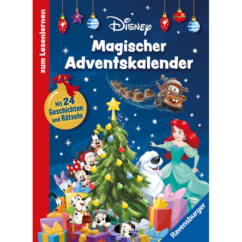 Disney / Disney: Magischer Adventskalender Zum Lesenlernen - Anne Scheller, Gebunden von Ravensburger Verlag