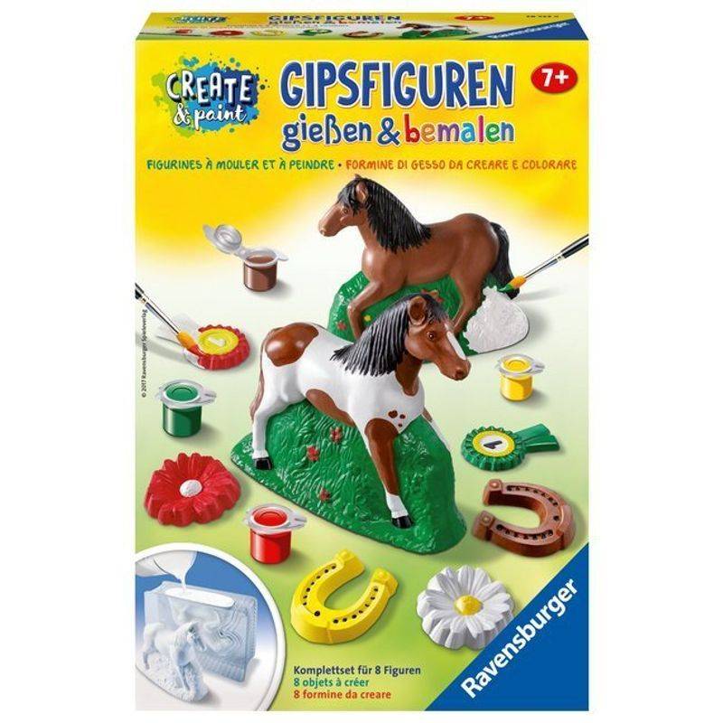 Gipsfiguren Create & Paint – Pferd 8-Teilig von Ravensburger Verlag