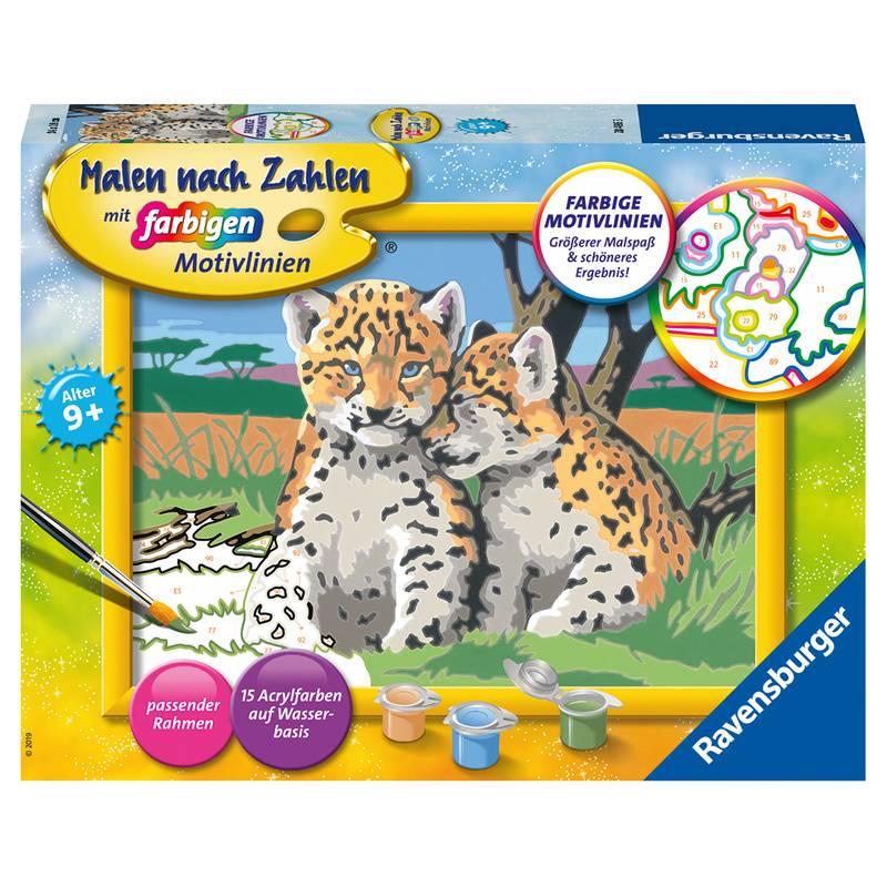 Ravensburger Malen Nach Zahlen 28486 - Kleine Leoparden - Kinder Ab 9 Jahren von Ravensburger Verlag