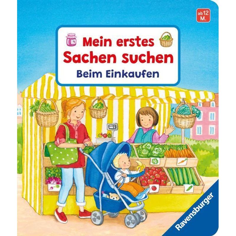 Mein Erstes Sachen Suchen: Beim Einkaufen - Sandra Grimm, Pappband von Ravensburger Verlag