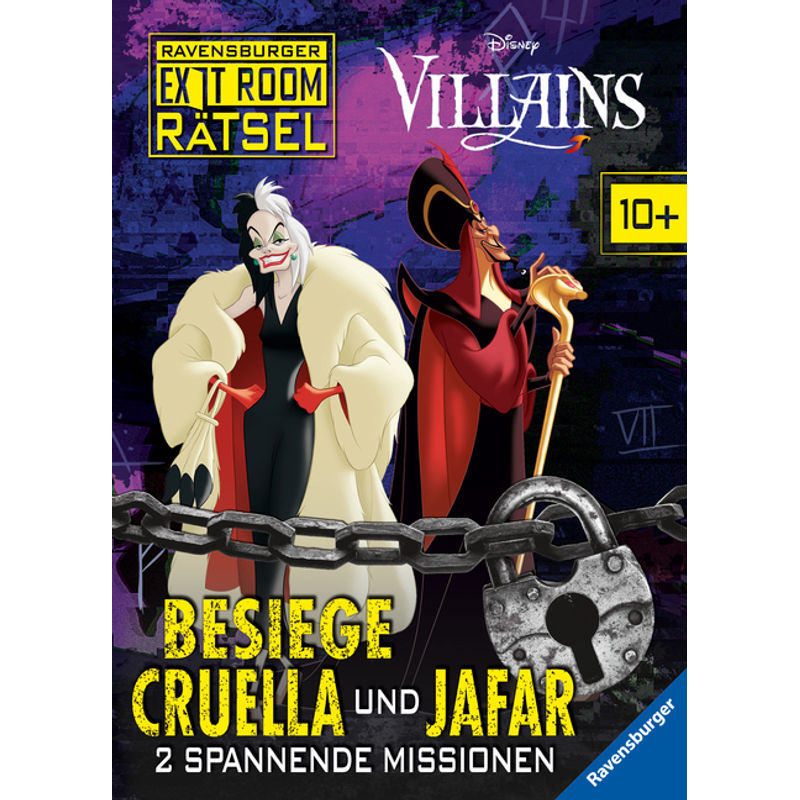 Ravensburger Exit Room Rätsel: Disney Villains - Besiege Cruella Und Jafar - Martine Richter, Gebunden von Ravensburger Verlag