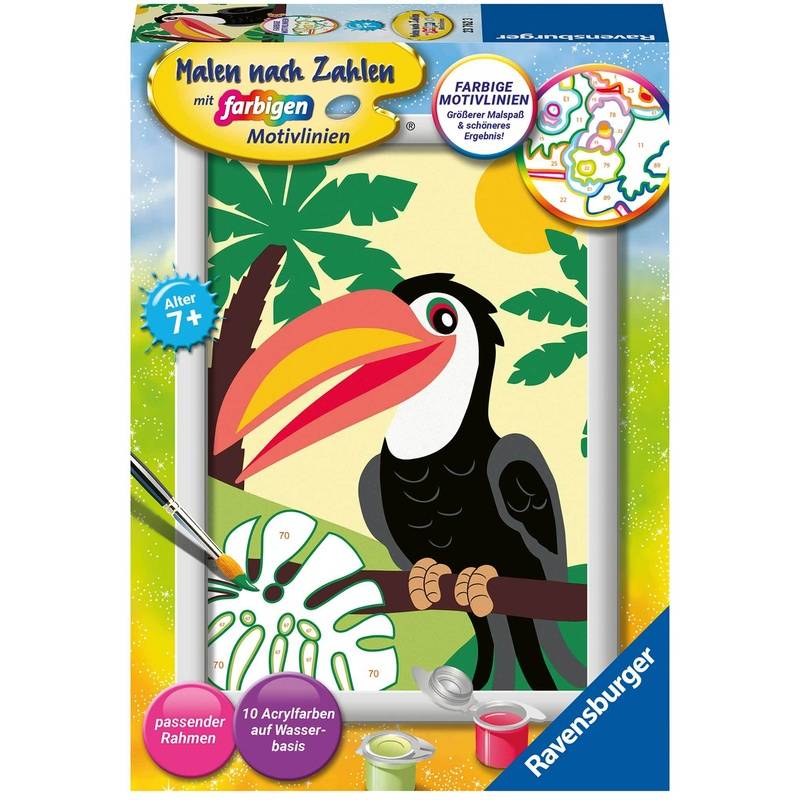 Malen Nach Zahlen Tukan Im Dschungel von Ravensburger Verlag