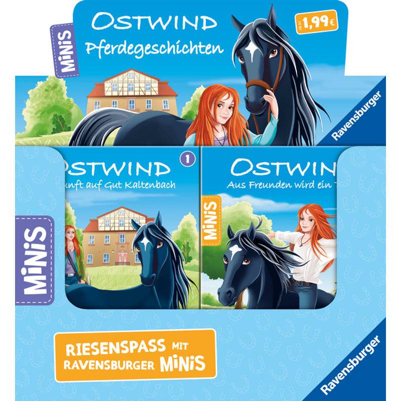 Verkaufs-Kassette "Ravensburger Minis 24 - Ostwind Pferdegeschichten", Box von Ravensburger Verlag