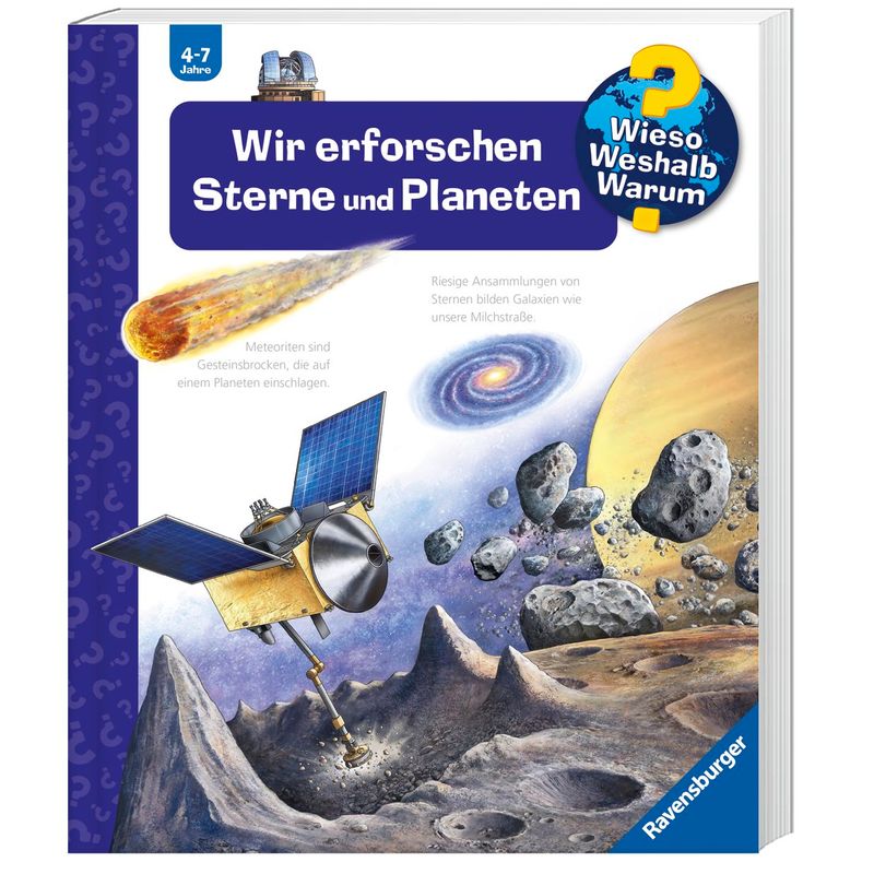 Wieso? Weshalb? Warum?, Band 59: Wir Erforschen Sterne Und Planeten - Andrea Erne, Pappband von Ravensburger Verlag
