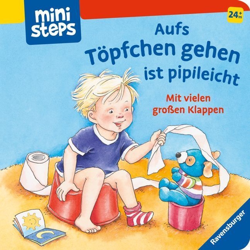 Ministeps / Ministeps: Aufs Töpfchen Gehen Ist Pipileicht - Frauke Nahrgang, Pappband von Ravensburger Verlag