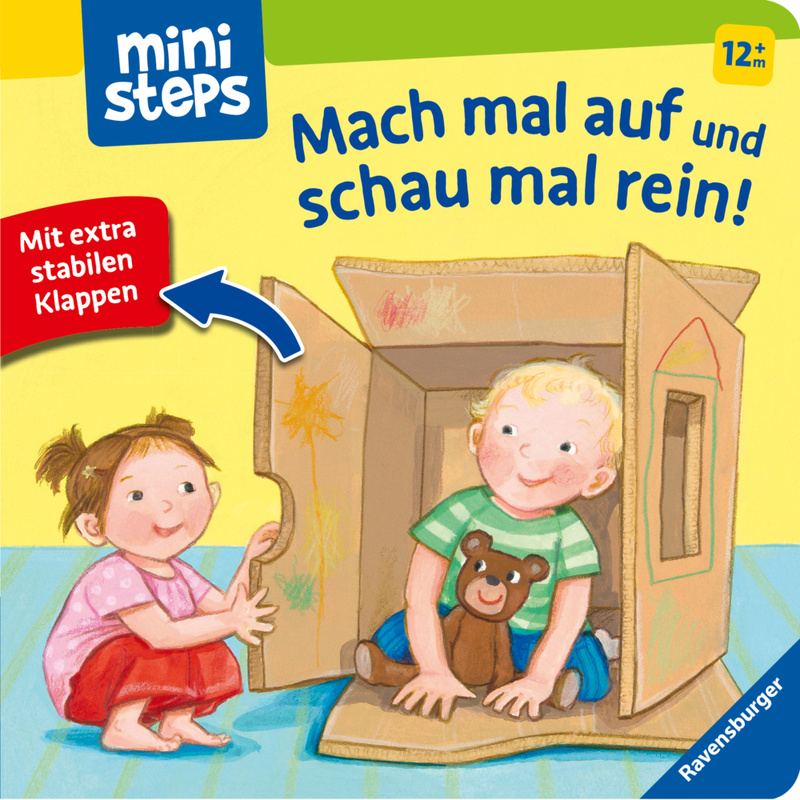 Ministeps / Ministeps: Mach Mal Auf Und Schau Mal Rein - Sandra Grimm, Pappband von Ravensburger Verlag