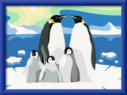 Ravensburger CreArt - Malen nach Zahlen 25888 - Pinguin-Familie - ab 9 Jahren von Ravensburger