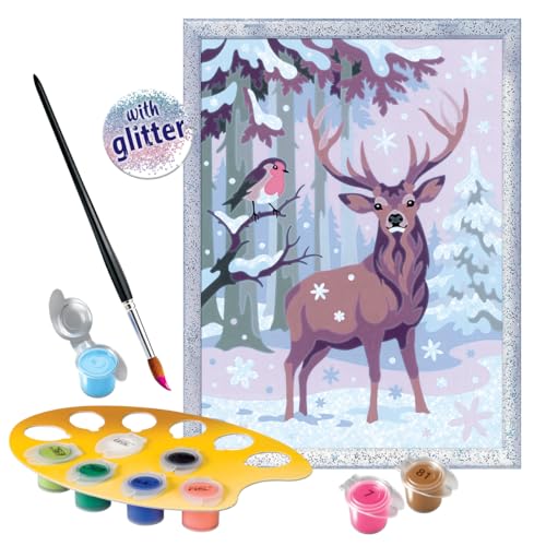 Ravensburger 136113 Paint by Numbers CreArt Festliche Freunde Malen nach Zahlen Kits Malerei Kunst und Handwerk für Kinder ab 9 Jahren, Mehrfarbig Ravensburger 136113 Paint by Numbers CreArt Festliche Freunde Malen nach Zahlen Kits Malerei Kunst und Handwerk für Kinder ab 9 Jahren, Mehrfarbig von Ravensburger