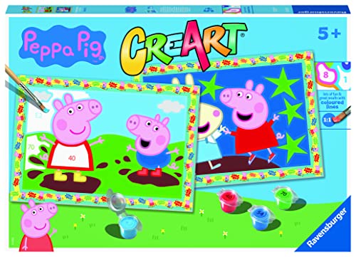 Ravensburger 20219 20219-CreArt Peppa Pig, Mehrfarbig von Ravensburger